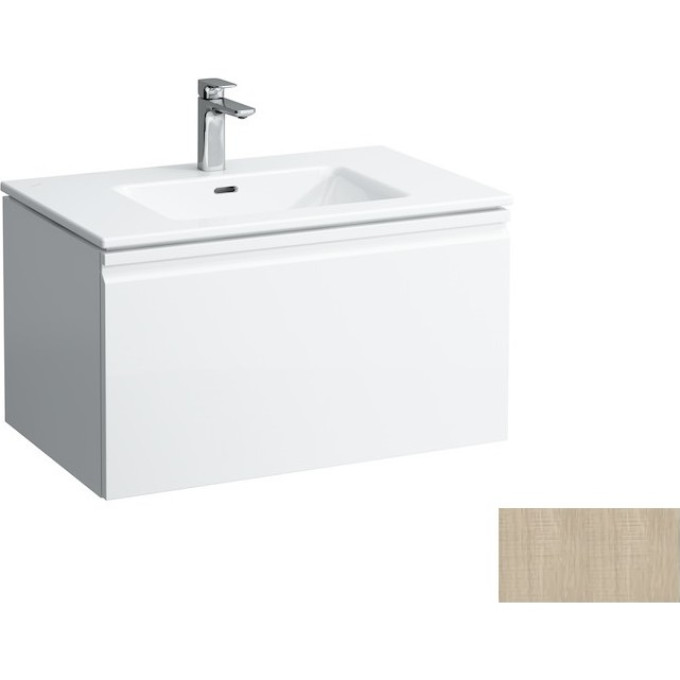 Тумба с раковиной LAUFEN PRO S с ящиком и дополнительным отсеком 8.6096.4.479.104.1